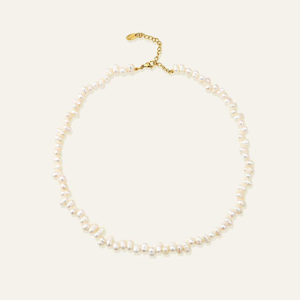 Baroque Irregular Pearl Collarbone Necklace