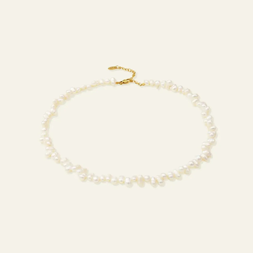 Baroque Irregular Pearl Collarbone Necklace